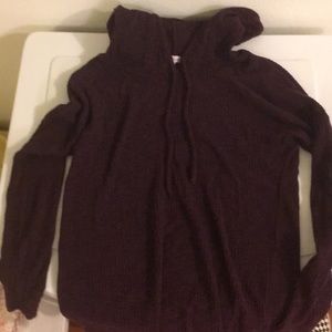 CHARLOTTE RUSSE RIBBED SWEATER RED